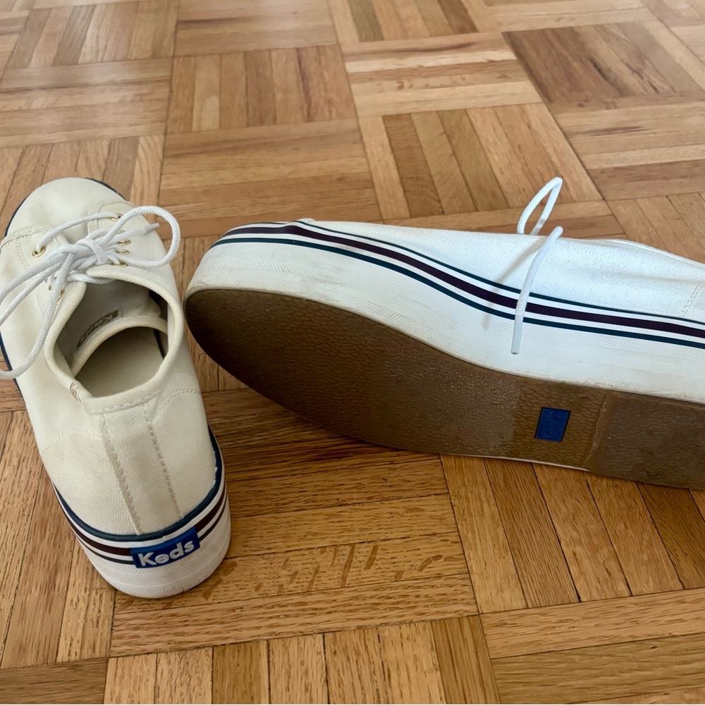 Keds White Canvas Sneakers - Picture 4 of 6